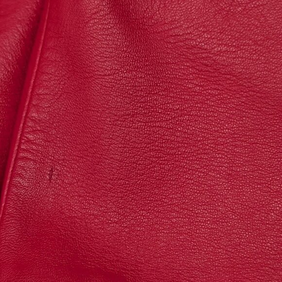 ⭐ Red Leather Jacket Handmade in Mexico – Creaciones EMY (M) - Picture 6 of 6